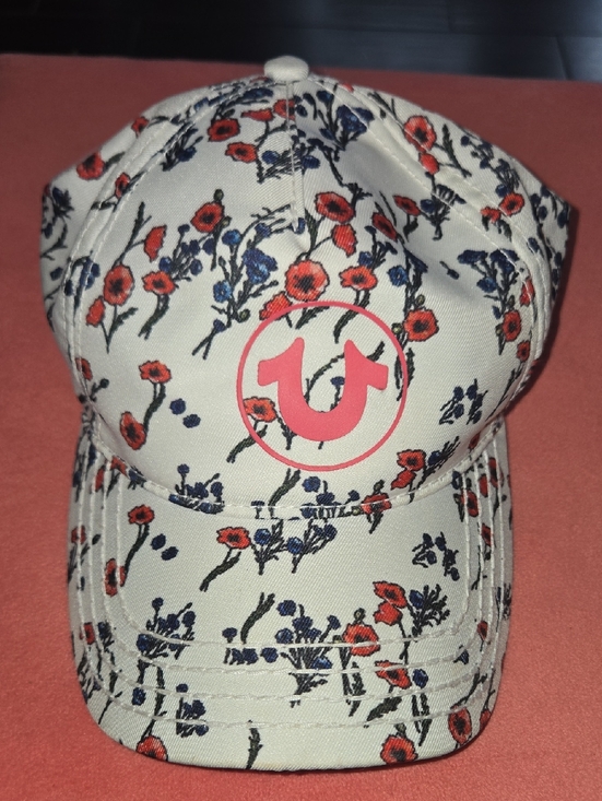 True Religion Accessories - True Religion White Floral Baseball Cap
